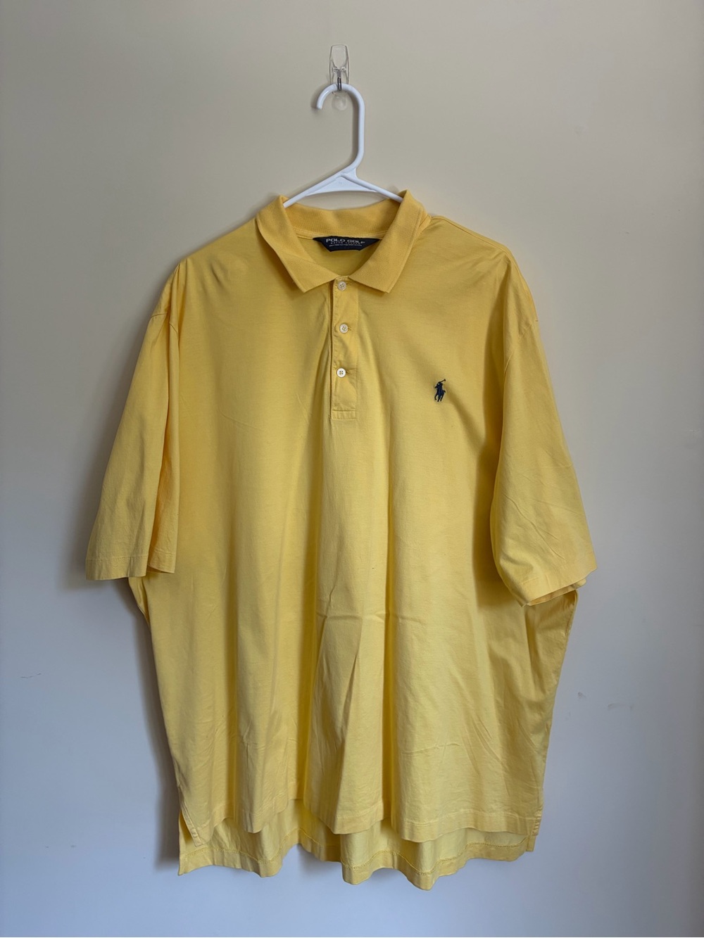 Ralph Lauren Yellow Short-Sleeve Polo with Embroidered Pony